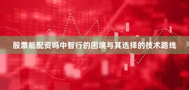 股票能配资吗中智行的困境与其选择的技术路线