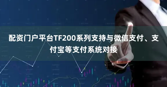 配资门户平台TF200系列支持与微信支付、支付宝等支付系统对接